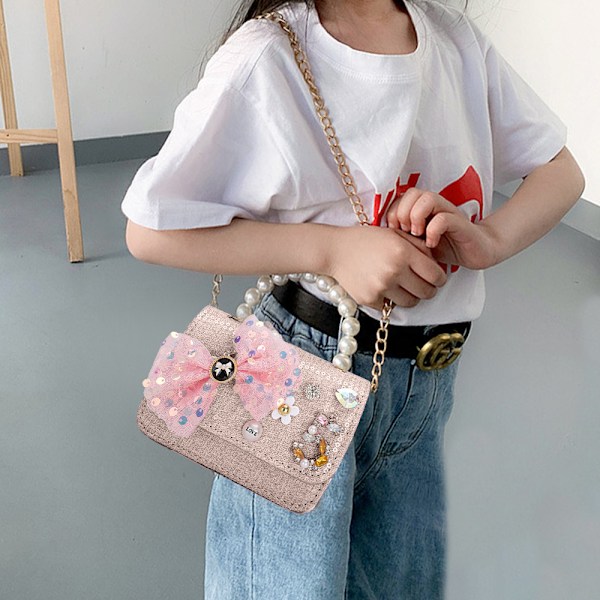 Flickors Crossbody-väskor för Barn 6-12 år, Flickors Crossbody-väska