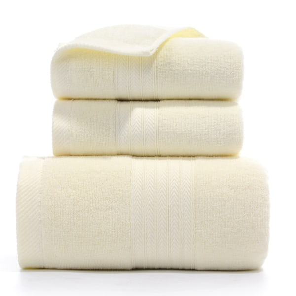 Towels 3-Piece Towel Set,1 Bath Towels,2 Wash Cloths,Ring Spun