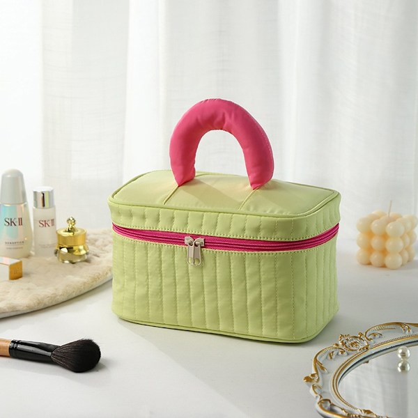 Makeup Taske Rejsetaske Kosmetik Taske til Kvinder Piger Stor Toilettaske Polyester Imitation Nylon Taske