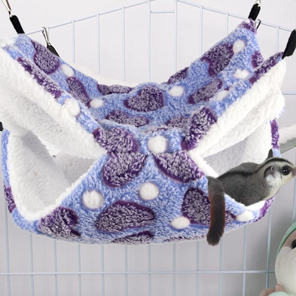 Pieni eläinten riippuva hammock-vuode, lemmikkieläinten häkki lelu hamsterille, rotalle