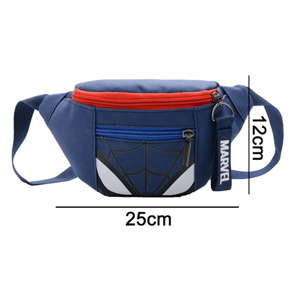 Söt Barnbröstväska Mini Print Axelväska Cartoon Anime Midjeväska Messenger Bag