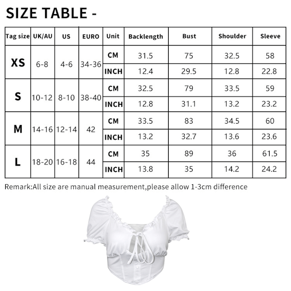 Naisten kesäinen neliökauluksinen, edestä nauhalla säädettävä crop top -paita