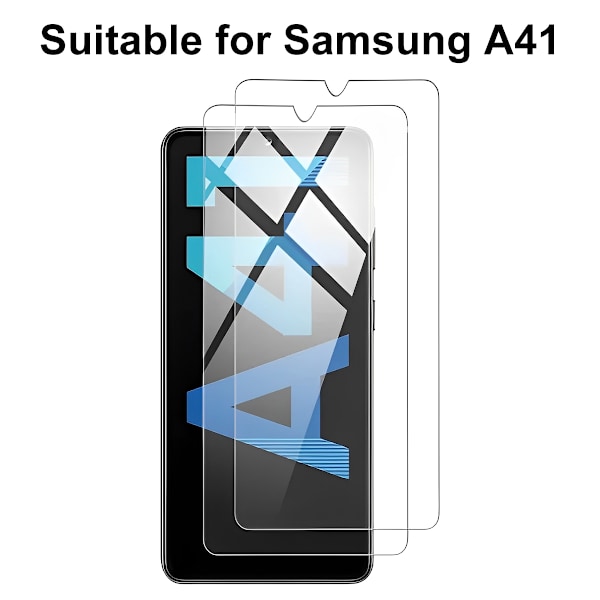 2-Pack Samsung Galaxy A41 - Skärmskydd i Härdat Glas