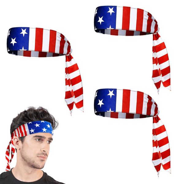 USA Patriots Amerikansk flagga sport bandana för män och kvinnor: