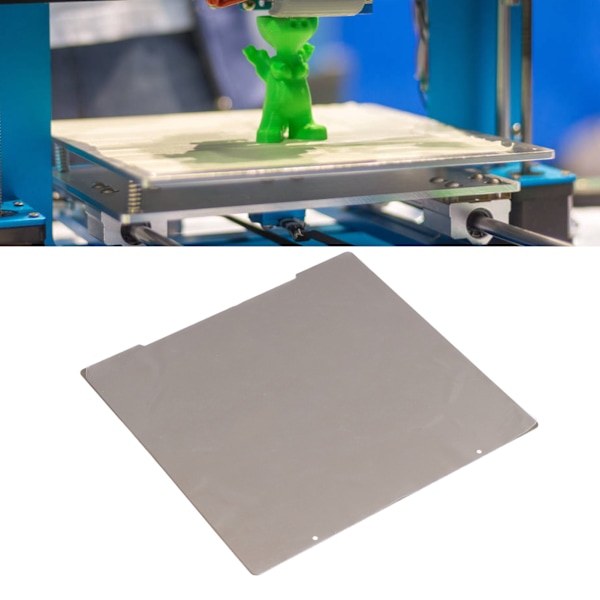 Fjäderstålskivor för Uppvärmd Sängplattform 254x241mm Dubbelsidig PEI för Prusa I3 MK3 MK2 MK2.5