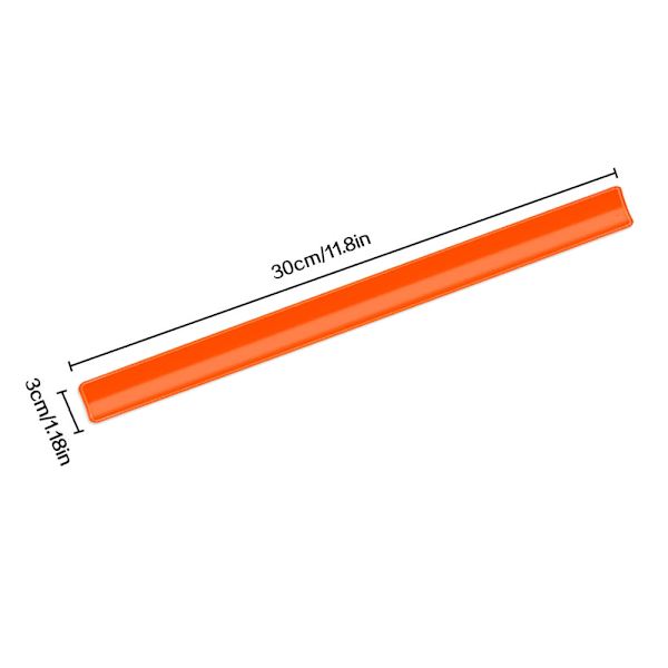 16 st Reflexband Slap Armband Fluorescerande Reflexband Hög Synlighet Säkerhetsband för Barn Vuxna Pojkar och Flickor När