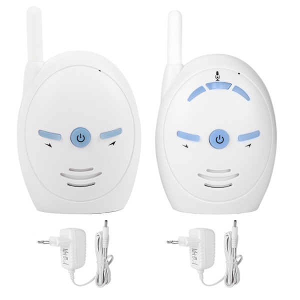 2,4 GHz Trådlös Digital Audio Babymonitor Nanny Intercom Kamera Elektronisk Alarm EU 100-240V