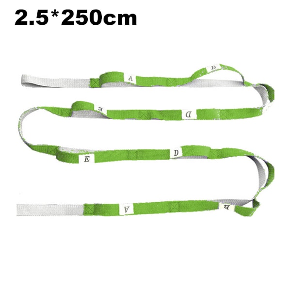 Yogastrap - Stretchband utan elasticitet, för rehabilitering, Pilates, dans