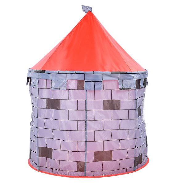 Bärbar Vikbar Tält Inomhus Utomhus Spel Leksak Rum Slott Barn Yurt Present Tillbehör Slott Yurt