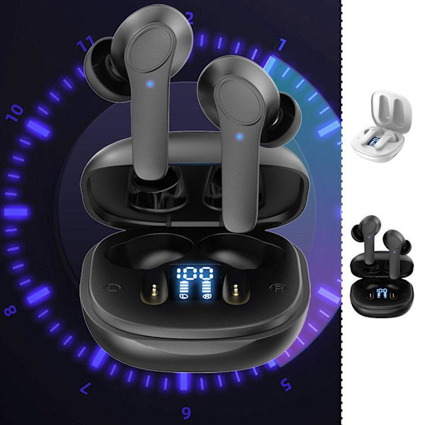 Nya 144 Språk Smart Översättningshörlurar Realtid B1X0 Röstöversättare R9A1  white 1set