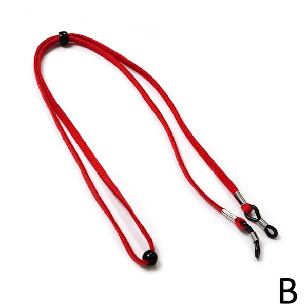 Solglasögon Snodd Rem Halsband Glasögonkedja Sladd Läsning Gl red one-size