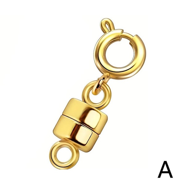 Silver Guld Magnetlås Krok För DIY Armband Halsband Smycken HOTN F0J5 Golden One size
