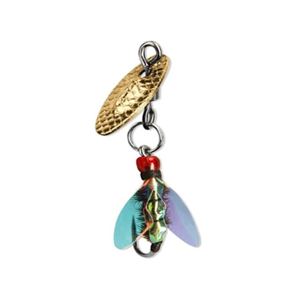 Flugkrokar Flugor Insektsbeten Bete Flugfiske Lockbete Paljetter C 1size