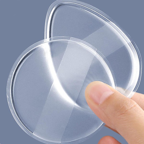 Jelly Mjuk Silikon Gel Puder Puff Svamp för Kosmetiskt Ansikte Fou circular 1pcs