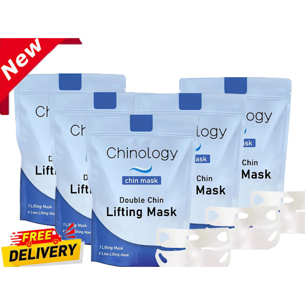 Chinology V-Line Lyftmask Dubbelhaklyftmask 1/3/5 ST ZH blueA 1pcs