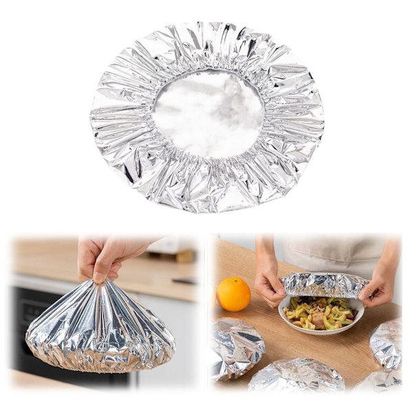 Återanvändbar Återanvändningsbar Aluminiumfolie Film Isolering Skydd, Kök 20pcs One size