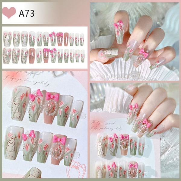 Burst Flash Isblå Aurora Bärbara Nagelstickers Långvariga A73 24pcs