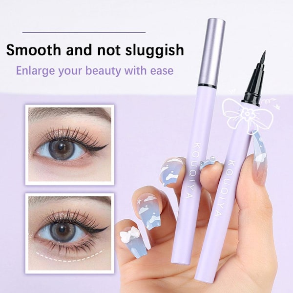 Eyeliner Svart Smidig Svettsäker Vattentät Långvarig för Nybörjare
