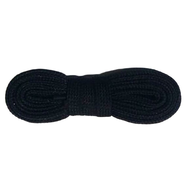 3 färger 1,5 cm breda skosnören Unisex polyester skosnören Dubbla black null