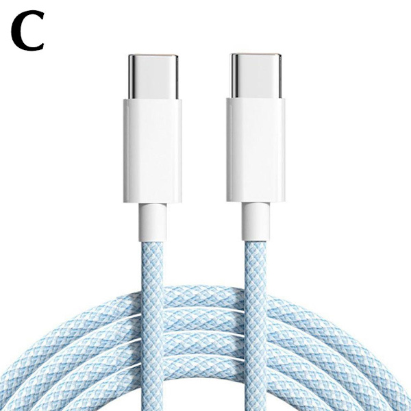 För iPhone 15 Pro Max Plus USB-C Kabel Typ-C Laddningssladd L3U1 pink 1M