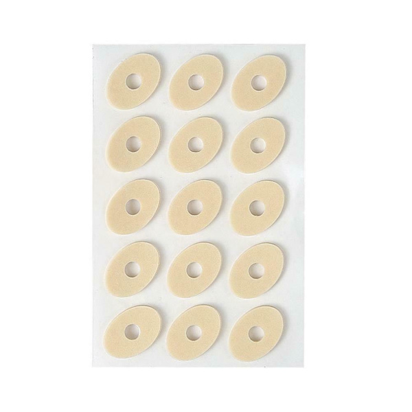 Gel Silikon Majskudde Omedelbara Pads Plåster Skor Patch Smärtlindring Fot U.K- circle 15pcs