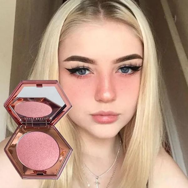 Fenty/Beauty Glitter Pearlescent Highlight Powder Utslätande Highlighter Ansiktsmakeup Kosmetika