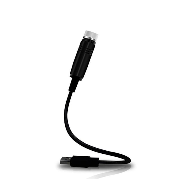USB Bil Atmosfär Lampa Interiör Ambient Stjärnljus Stjärnklar Himmel LED Projektor Het