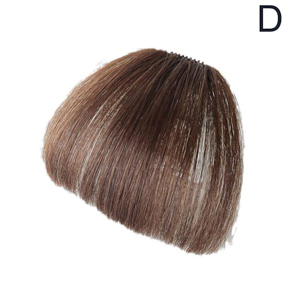 Air Bangs Naturliga Lugg Peruk NY 2024 AU LAGER lightbrown 10cm