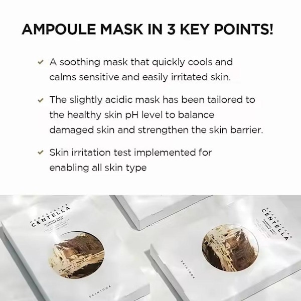 Madagascar Centella Watergel Sheet Ampoule Mask-