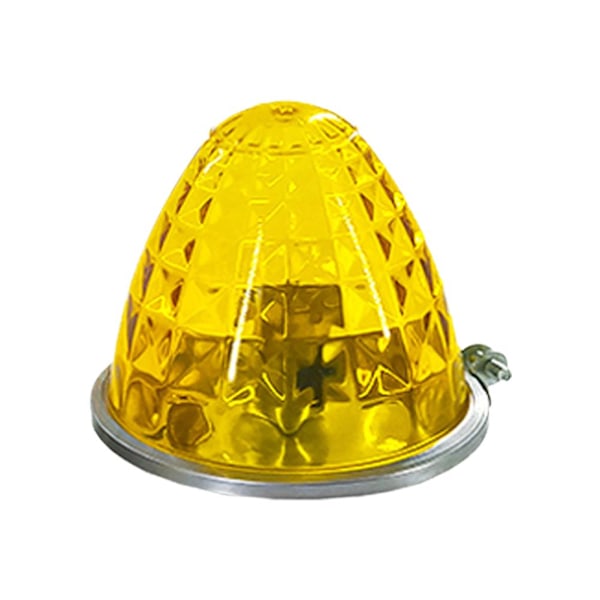 1156 Glödlampa Lastbil Sidomarkeringsljus Vattenmelon Glaslins Ljus 12v 24v Indikator Varningsljus L0g1 Yellow One size
