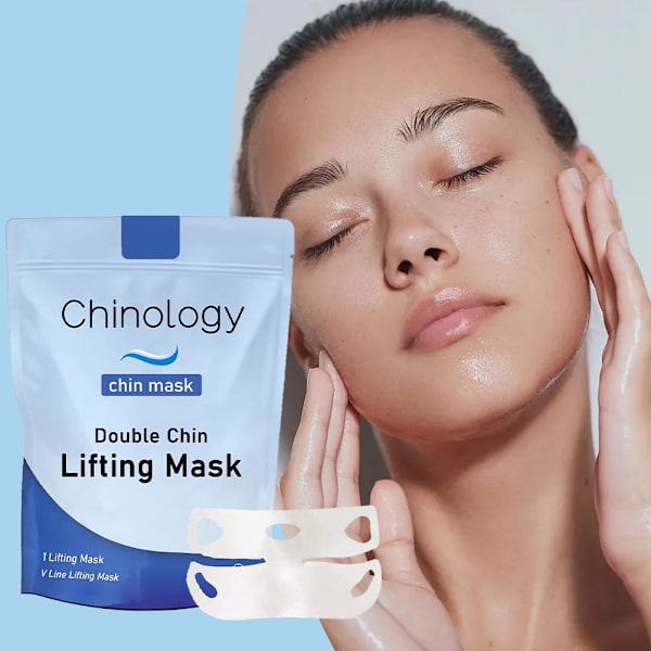 Chinology V-Line Lyftmask Dubbelhaklyftmask 1/3/5 ST ZH blueA 1pcs