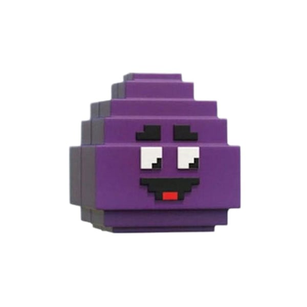 Spel Minecraft Byggkloss Leksak Plast Mini DIY Byggkloss hamburger 1pcs/Without Cdk
