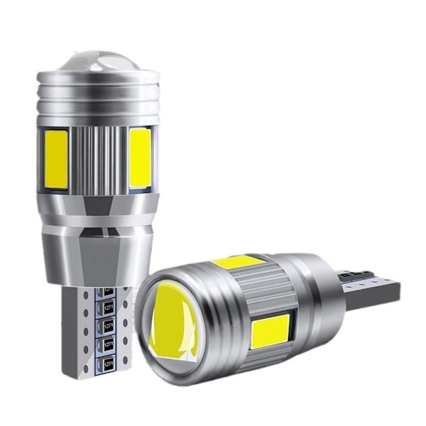 T10 LED 6SMD 5630 Super Bright W5W 194 168 2825 Bil Sido Backup Lampor J2L3-AU-