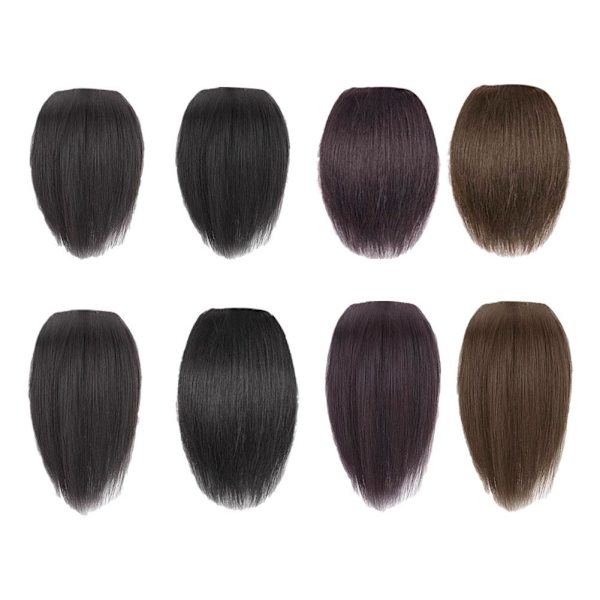 Uppgraderad Förtjockad Fluffig Hårförlängning Flerfärgad 15/25Cm Clips Osynlig Ny M4S7 Dark brown15cm 1pcs