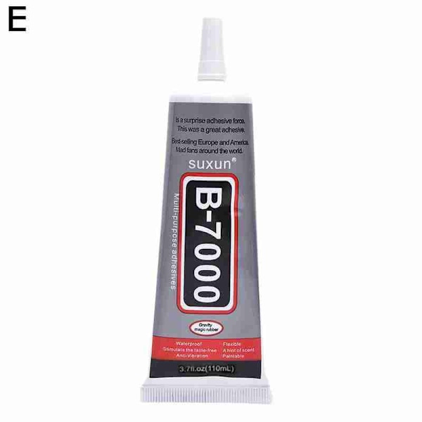 B-7000 Lim 15ml Superlim Mobiltelefon Surfplatta Tätningsmedel AUS Skärm 9CO0 TransparentE 110ml