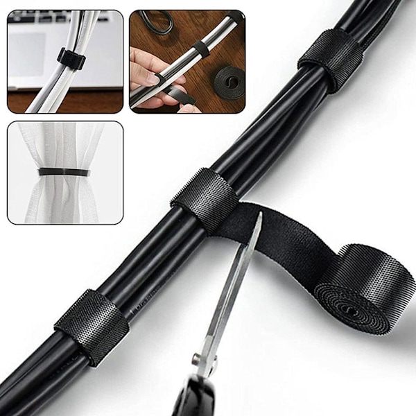 Återanvändbara växtband för klätterväxter, tejpband för klätterväxter+ black 1set