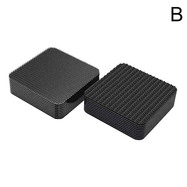 Multifunktionell halkfri tejp för bilgolv, klassrum, off blackA 1pcs  circular