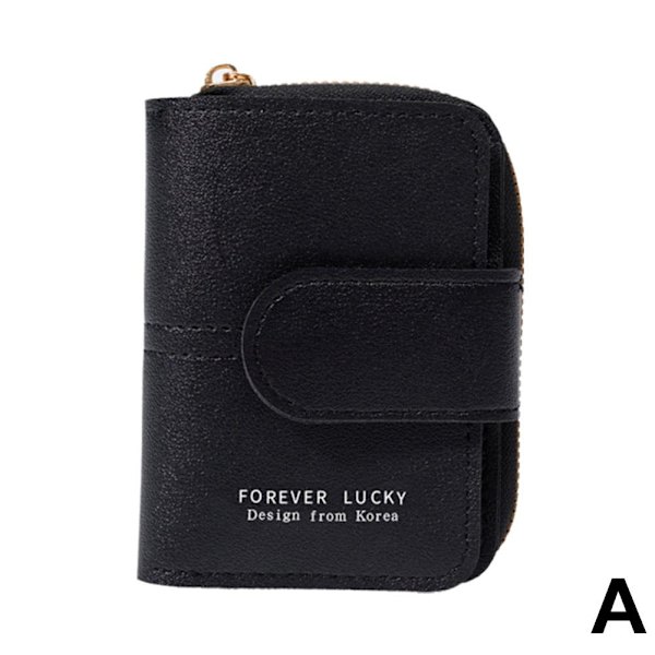 Kort Damplånbok Knapp Dragkedja Myntväska Ny E4 R6R7 W3B3 G8A5 K8W2 brown onesize