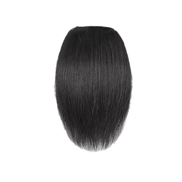 Uppgraderad Förtjockad Fluffig Hårförlängning Flerfärgad 15/25Cm Clips Osynlig Ny M4S7 Natural black25cm 1pcs