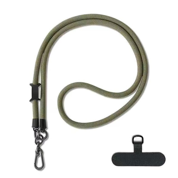 Justerbar Längd Mobiltelefon Halsband Snodd För iPhone 13 15 Pro 14 Max.UK green 10mm
