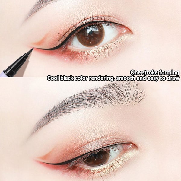Eyeliner Svart Smidig Svettsäker Vattentät Långvarig för Nybörjare