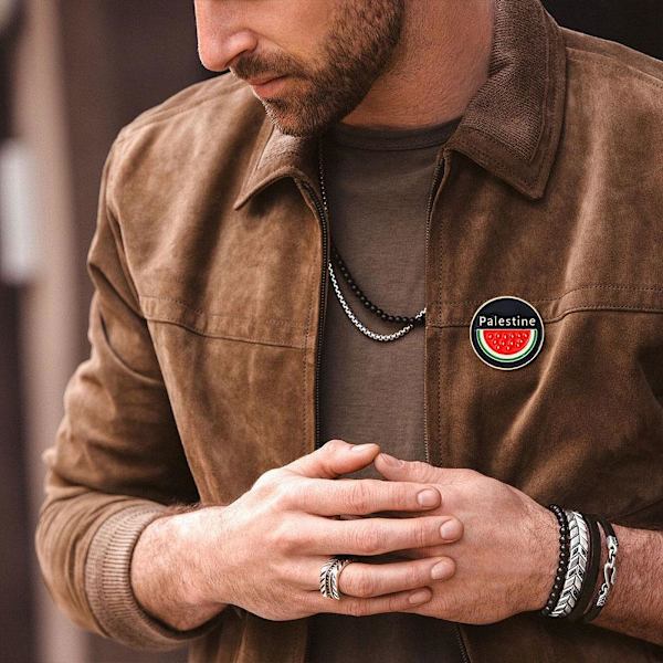 Vattenmelon Emalj Pin| Vattenmelon Palestina Pin | Kuffiyeh M6H3 HOT Pin P5A8 style5 One size