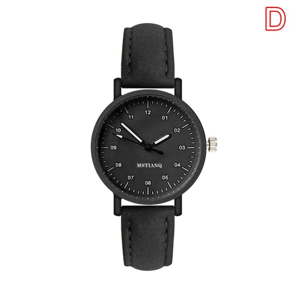 Trendig kvinnlig student tecknad Sydkorea watch Stud Black One size