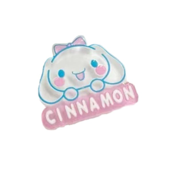 Sanrio Clip Cinnamon Dog Melody Akryl Mini Hårklämma A one size