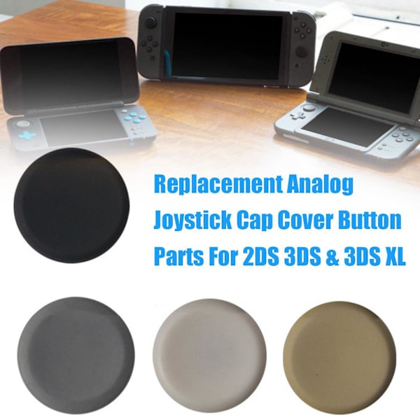 Ersättning Thumbstick Circle Pad Cap för 2DS 3DS 3DS XL gray 1pcs