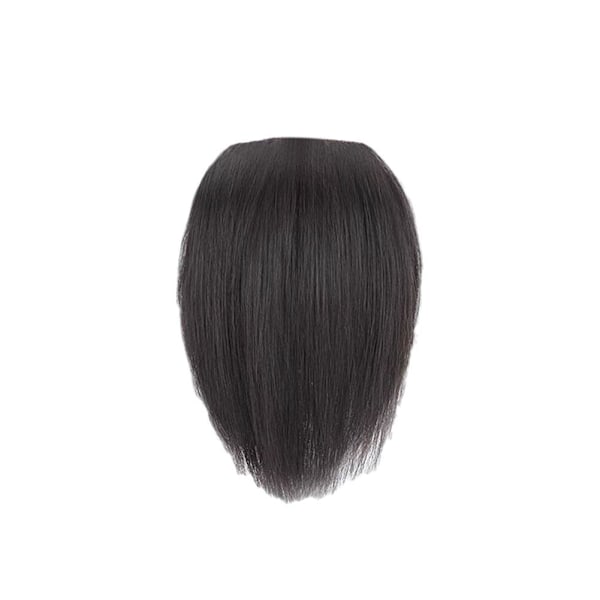 Uppgraderad Förtjockad Fluffig Hårförlängning Flerfärgad 15/25Cm Clips Osynlig Ny M4S7 Brown black 15cm 1pcs