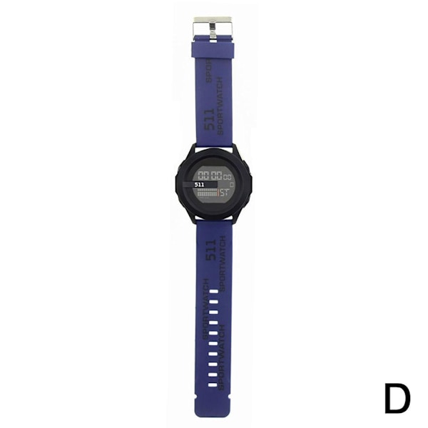 Klockor 511 Senaste Vattentäta Digitala Sport Wristwatch För Män Brown One size