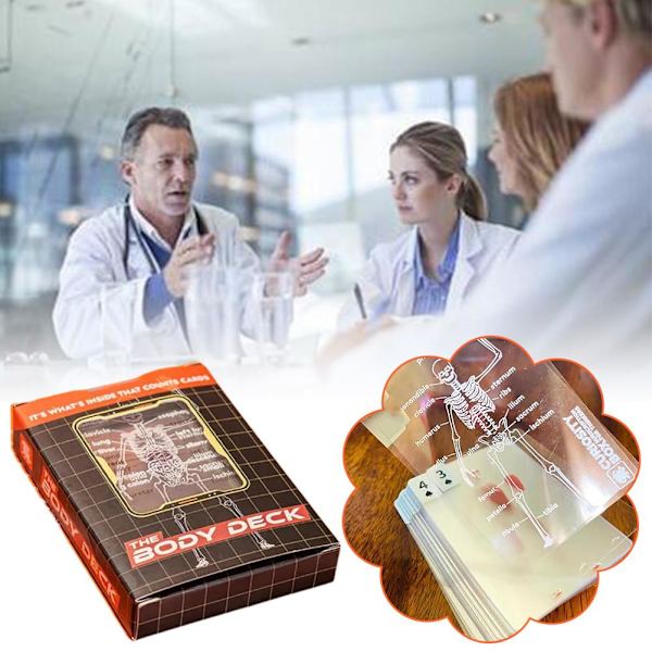 The Body-Deck, Unik Transparent 3D-bild av människans anatomi P