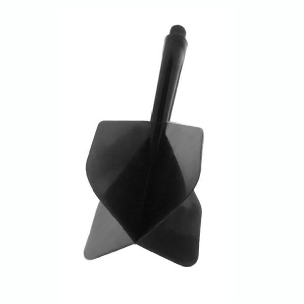 1 st 2BA skruv mjuk en pil transparent pil svans plast Du black one-size