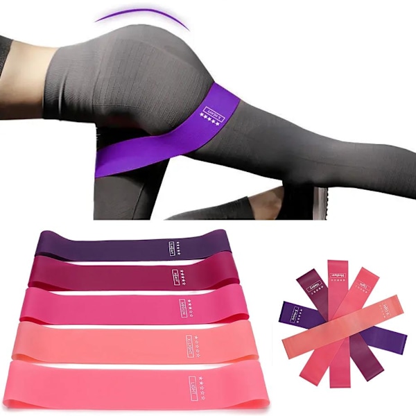 Gym med elastiska band, träningsutrustning, yogaresistans 40 bl onesize